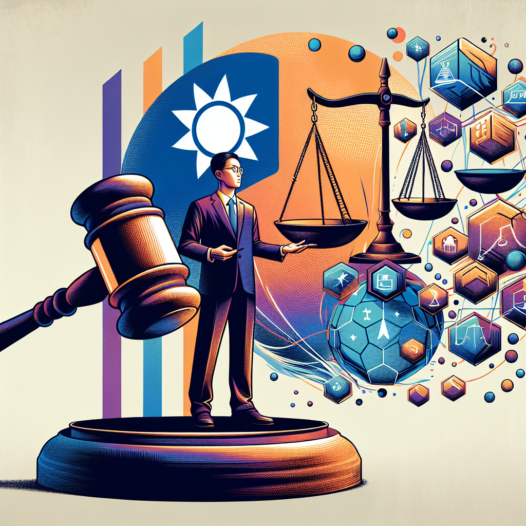 Here's a description for an image to accompany the conclusion section:
A stylized illustration showing a gavel and scales of justice in bold, contrasting colors. A Taiwanese legal professional stands nearby, gesturing towards floating icons representing key elements of criminal harm. Clean lines and dramatic lighting create a dynamic, modern feel. Abstract shapes in the background symbolize the complexities of legal requirements and conclusions.