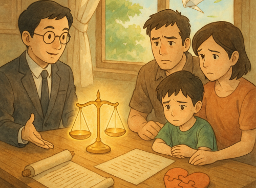 家庭破裂下爭取監護權：7招強化親職與會面計畫 示意图