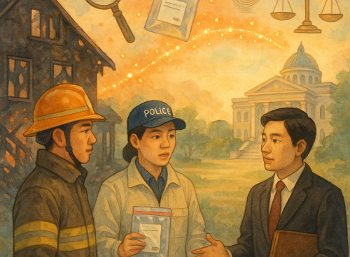 縱火罪證據怎麼蒐集？火災鑑識與辯護攻防要點 示意图
