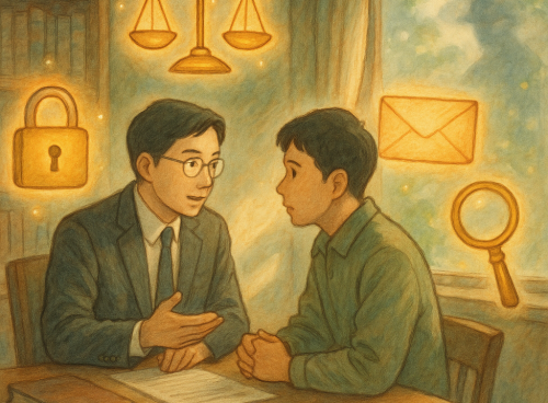 偷看伴侶手機算妨害秘密？家務蒐證合法邊界與替代方案 示意图